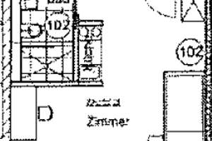 Attraktives teilmöbliertes 1-Zimmer Apartment in der Königin-Luise-Str.