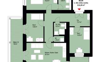 *** Atemberaubendes Wohnerlebnis in traumhafter Parkanlage***  WE B6.09 - ZEIT FÜR MEHR – Margaretha-Rothe-Straße 22, 4289 Meusdorf, Leipzig – Vorschaubild 14
