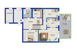 Wohnen mit Parkflair: Großzügige 5-Zimmer-Maisonettewohnung mit Potenzial in Wentorf bei Hamburg – Die vollständige Adresse der Immobilie erhältst du vom Anbieter., 21465 Wentorf bei Hamburg – Vorschaubild 10