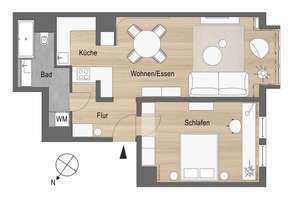 Dreimühlenviertel: Heller, stylischer 2-Zimmer Wohntraum - frei – Die vollständige Adresse der Immobilie erhältst du vom Anbieter., 80469 Dreimühlen, München – Vorschaubild 23