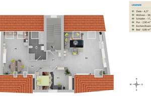 Wohnen im Grünen: 3-Zimmer-Dachgeschosswohnung in Bochum-Nord, 93 m² + Stellplatz – Die vollständige Adresse der Immobilie erhältst du vom Anbieter., 44807 Bergen/Hiltrop, Bochum – Vorschaubild 12