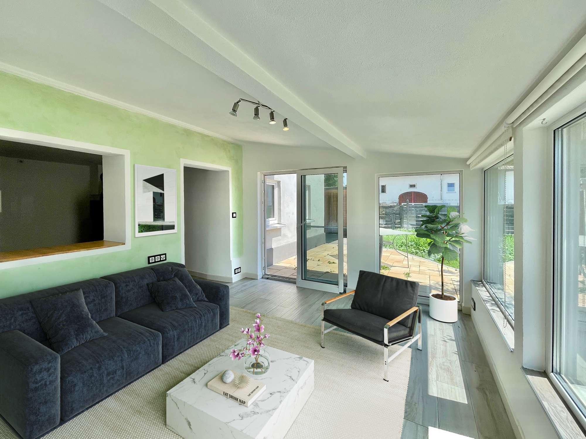 Immobilie in Aßling - Renovierte Erdgeschosswohnung mit Wärmepumpe und PV-Anlage! - Bild 3