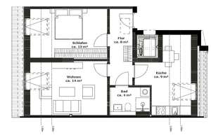 Attraktive Wohnung im Dachgeschoss mit Einbauküche | ebenerdige Dusche | Parkettboden | Aufzug – William-Zipperer-Straße 81, 4179 Altlindenau, Leipzig – Vorschaubild 2