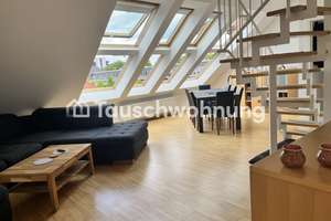 Tauschwohnung: 2-3 Zimmer-Maisonette in Junkersdorf mit Galerie und Garage