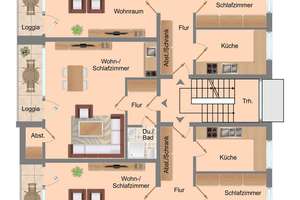 Münster-Nienberge: Gepflegtes Mehrfamilienhaus mit 7 Wohneinheiten – Die vollständige Adresse der Immobilie erhältst du vom Anbieter., 48161 Nienberge, Münster – Vorschaubild 14
