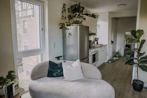 Moderne 1-Zimmer Neubauwohnung (27 m²) mit Balkon & traumhaftem Fernblick – Nachmieter gesucht – Kahlaische Straße 32, 7745 Jena-Süd, Jena – Vorschaubild 6