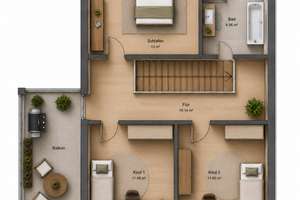 Neubau von 5 modernen, massiv und individuell gebauten Einfamilienhäusern in Wuppertal-Vohwinkel – Gräfrather Str. 112, 42329 Vohwinkel, Wuppertal – Vorschaubild 4