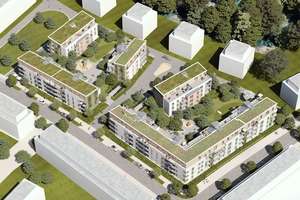 FairMieten/Mittelstandsprogramm 2-Personenhaushalt: Neubau am Riedbogen – Bergen-Enkheim - Typ 2-D1