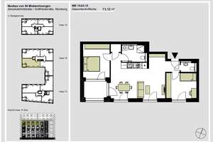 3-Zimmer-Wohnung mit Einbauküche und Loggia in Nürnberg Gleißhammer – Zerzabelshofstraße 15, 90478 Ludwigsfeld, Nürnberg – Vorschaubild 8