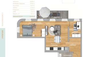 Wohnung mit Weitblick *  helle 3 Zimmer im DG * Balkon * Parkett * TG * EBK – Straße der Nationen 82, 9111 Zentrum, Chemnitz – Vorschaubild 10