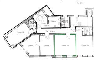 Zimmer 3.3 in DamenWG - Wohnung mitten in der Bielefelder City – 33613 Mitte, Bielefeld – Vorschaubild 7