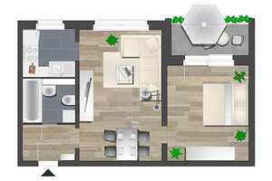 2-Raum-Wohnung in zentraler Lage – Mühlenstr. 18, 9111 Zentrum, Chemnitz – Vorschaubild 5
