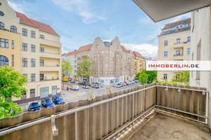 IMMOBERLIN.DE - Angenehme Lage! Sonnige Wohnung mit Südwestbalkon beim Charlottenburger Schloss