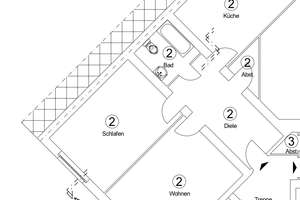 Moderne zwei Zimmer Wohnung in ruhiger Lage – Die vollständige Adresse der Immobilie erhältst du vom Anbieter., 40237 Düsseltal, Düsseldorf – Vorschaubild 14