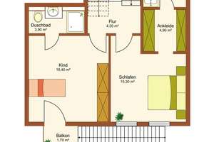 Luxuriöses Gutshaus-LOFT, 128 qm, 2 SZ, Duschbad & Wannenbad "en Suite", WC, Einbauküche, TG-Platz – Brühler Landstraße 549, 50997 Meschenich, Köln – Vorschaubild 28