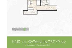 4-Zimmer-Maisonette mit 110 m²  und  großem Balkon – 4315 Volkmarsdorf, Leipzig – Vorschaubild 3