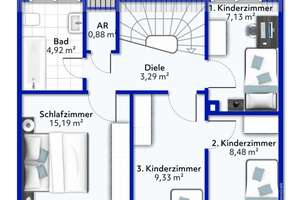Familienfreundliches Reihenhaus in beliebter Lage zwischen Volksdorf und Bergstedt – Die vollständige Adresse der Immobilie erhältst du vom Anbieter., 22359 Bergstedt, Hamburg – Vorschaubild 16