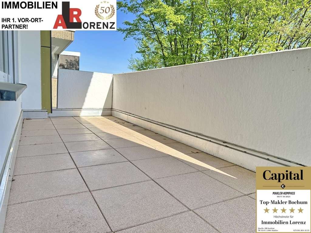 LORENZ-Angebot in Günnigfeld/Gr.GE: Moderne, gepflegte 3,5-R.-DG-W. - Oberste Etage, keine Schräge.