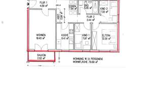 Zentrale, sonnige 4 Zimmer-Wohnung mit Südbalkon und Stellplatz – Schulkoppel 8a, 24848 Kropp – Vorschaubild 10