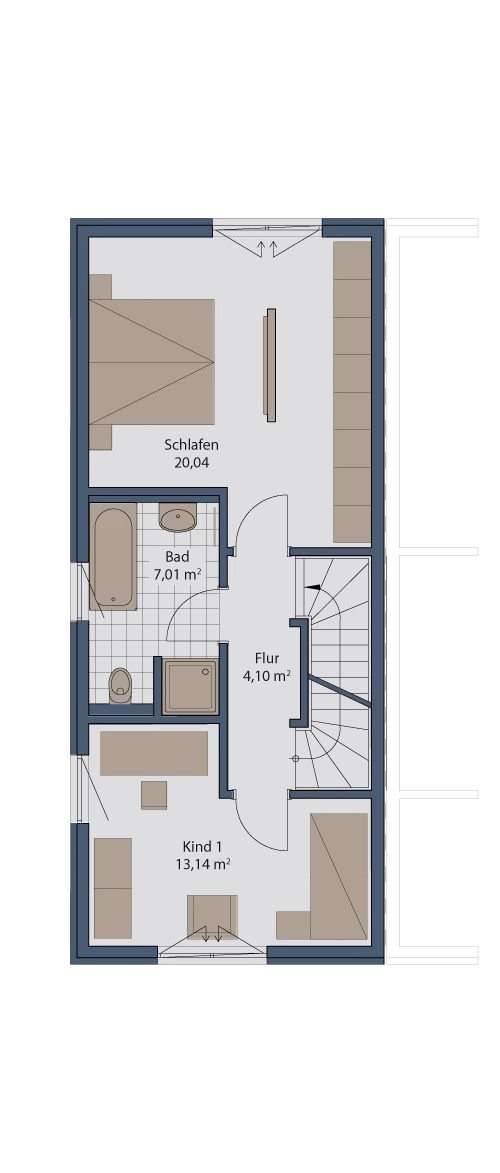 Grundriss Dachgeschoss