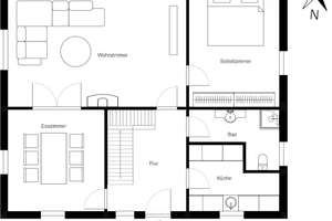 Einfamilienhaus mit Gartenparadies und Scheune – Die vollständige Adresse der Immobilie erhältst du vom Anbieter., 36323 Grebenau – Vorschaubild 7