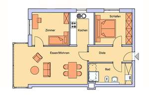 Lichtdurchflutete 3-Zimmer-Wohnung in Pforzheim-Eutingen – Die vollständige Adresse der Immobilie erhältst du vom Anbieter., 75181 Eutingen, Pforzheim – Vorschaubild 11