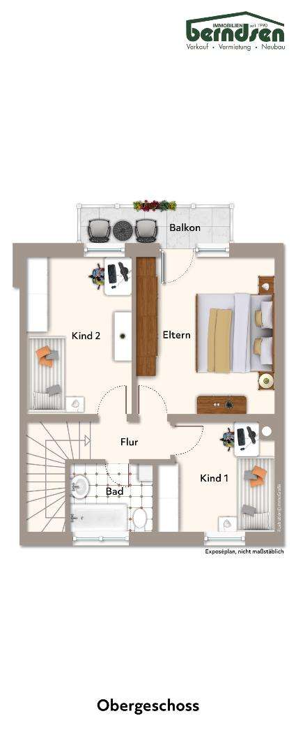Grundriss Obergeschoss 