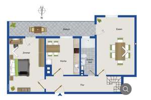Maisonette Wohnung mit Dachterasse im Lehel befristet bis Herbst 27 – Die vollständige Adresse der Immobilie erhältst du vom Anbieter., 80538 Englischer Garten, München – Vorschaubild 3