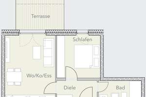 Tilly10, Grundriss Variante 4 - Wohnung mit Garten-Terrasse – Tillystraße 10, 93053 Kasernenviertel, Regensburg – Vorschaubild 10
