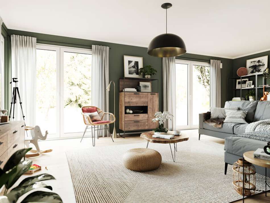 Wohnbeispiel Wohnzimmer