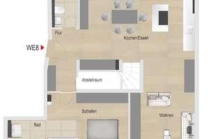 Außergewöhnliche Maisonette mit Dachterrasse & 2 Balkonen in bester Lage direkt am Englischen Garten – Lerchenfeldstraße XXX, 80538 Englischer Garten, München – Vorschaubild 24