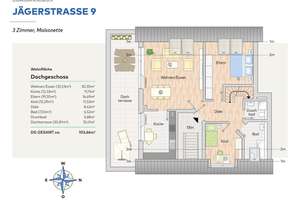 Lichtdurchflutende Maisonette-Wohnung mit Dachterrasse in Leverkusen-Schlebusch – Die vollständige Adresse der Immobilie erhältst du vom Anbieter., 51375 Schlebusch, Leverkusen – Vorschaubild 9