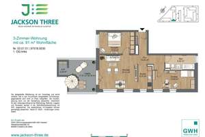 Moderne 3-Zimmer-Wohnung in Mannheim – Franklin-D.-Roosevelt-Straße 5, 68309 Käfertal, Mannheim – Vorschaubild 16