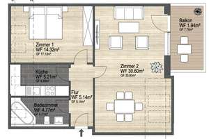 Wohnen mit Weitblick – 2-Zimmer-Wohnung mit Dachterrasse & Tiefgarage – Die vollständige Adresse der Immobilie erhältst du vom Anbieter., 38446 Reislingen, Wolfsburg – Vorschaubild 9