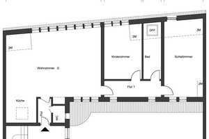 3-Zimmer-Wohnung mit Einbauküche in Krefeld – Krefeld – Vorschaubild 8