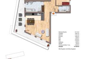 Große Penthouse-Wohnung mit Dachterrasse im Wissenschaftshafen – Rogätzer Str. 94, 39106 Alte Neustadt, Magdeburg – Vorschaubild 14