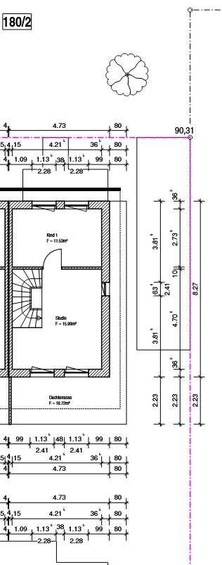 HSE Nr. 3 - Grundriss Dachgesc