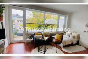 Tauschwohnung: Tausche helle ruhige 1-Zimmer-Balkon-Wohnung  gegen 2-Zimmer