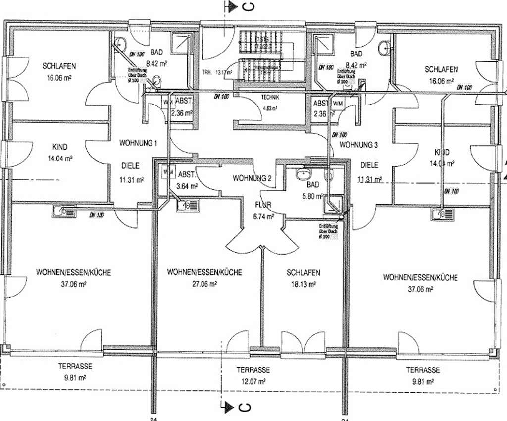 Immobilie in Langwedel - Langwedel | Moderne 2-Zimmer-Erdgeschosswohnung mit Terrasse (Wohnung 2) - Bild 3