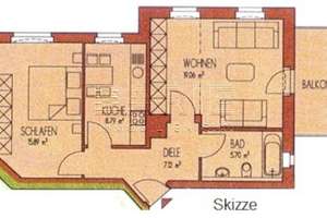 MIT BALKON – schöne 2 Zimmer Wohnung am Wilden Mann -  SOFORTBEZUG möglich – Kopernikusstraße 20, 1129 Trachau, Dresden – Vorschaubild 14