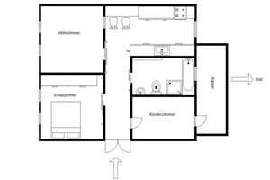 Leipzig-Gohlis: Gepflegte 3-Zimmer-Wohnung mit Balkon – 4155 Gohlis-Süd, Leipzig – Vorschaubild 11
