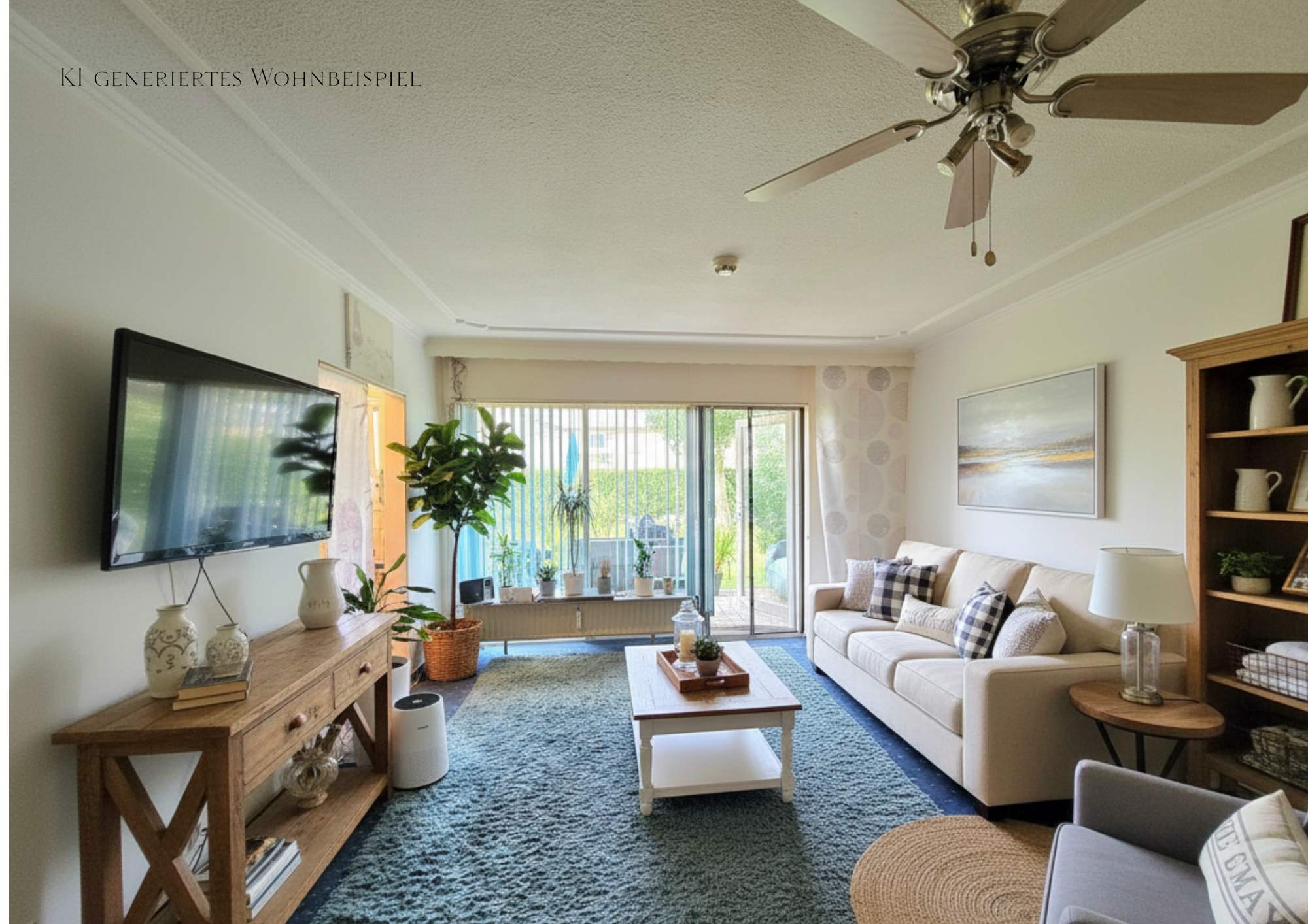 Immobilie in Sylt - 2-Raum-Wohnung mit sonniger großer West-Terrasse in Tinnum - Bild 1