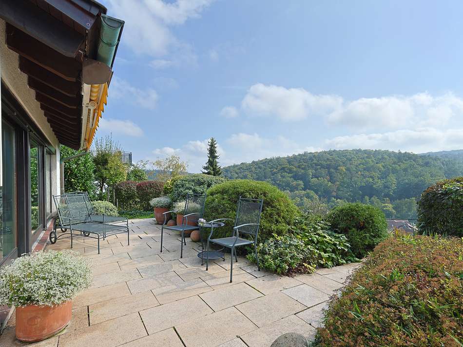 Liebevoll gestaltete Terras...