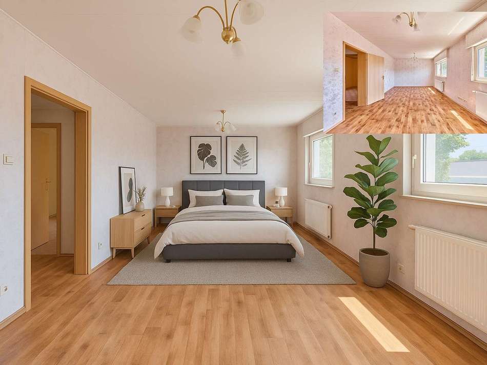 Staging: Schlafzimmer
