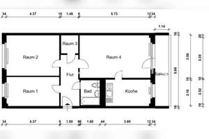 Tauschwohnung: 3,5-Zimmer-Wohnung, großer Balkon,Aufzug, gute Infrastruktur – Mannheimer Straße 102, 4209 Grünau-Mitte, Leipzig – Vorschaubild 2
