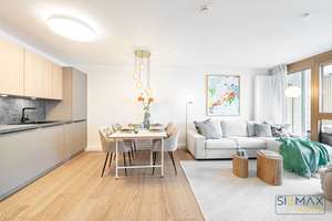 Wohnung Nr. 67: 3-Zimmer-Wohnung im 7. OG mit Westbalkon und traumhaftem Blick bis zur Frauenkirche – Wagenbauerstraße 2, 81677 Parkstadt, München – Vorschaubild 2