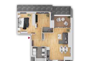 Ihr neues Zuhause im Kölner Süden: Sanierte 3-Zimmer-Dachgeschosswohnung nahe Vorgebirgspark – Vorgebirgstraße 334, 50969 Zollstock, Köln – Vorschaubild 19