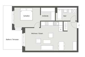 Helle 2,5-ZKB Mietwohnung  mit Balkon in Bockenheim – 60486 Bockenheim, Frankfurt am Main – Vorschaubild 18