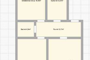 vermietete 3-Zimmer Wohnung mit Balkon zum Verkauf