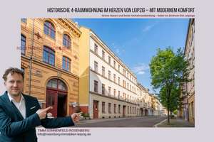 Stilvolle 4-Raumwohnung im Altbau mit Balkon – zentral und gut angebunden in Leipzig/Zentrum-Ost